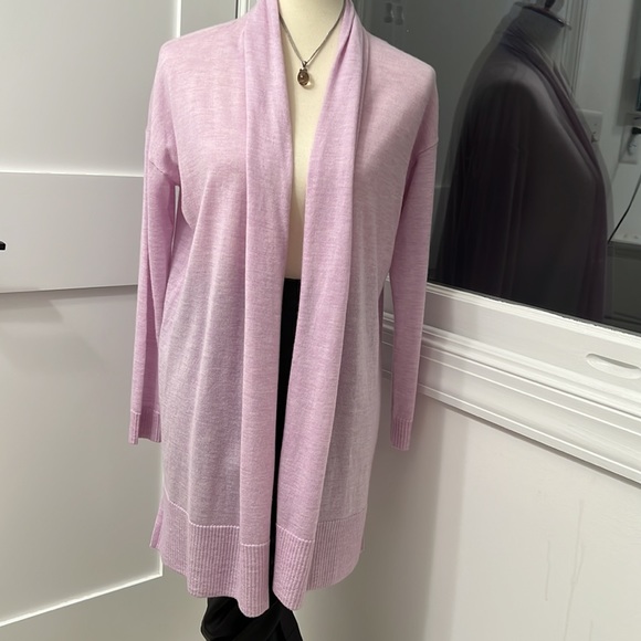 NWOT 100% Cashmere Haven Well Within Women Long Open-Front Cardigan - Picture 3 of 12